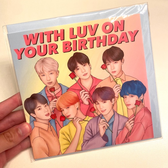 BTS Birthday Card (Rare) (NWT) - Picture 1 of 2